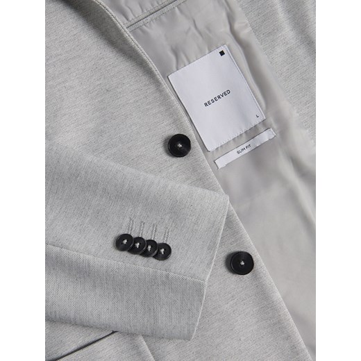 Szara marynarka męska Reserved elegancka 