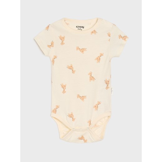 Sinsay - Body 2 pack - kremowy Sinsay 74 Sinsay