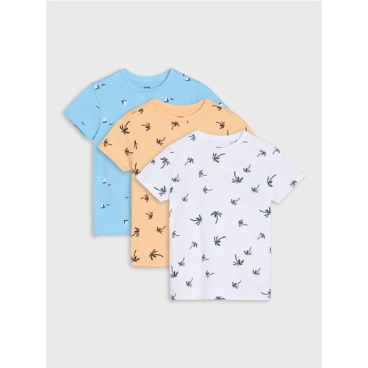 Sinsay - Koszulki 3 pack - biały ze sklepu Sinsay w kategorii Bluzki dziewczęce - zdjęcie 178954517