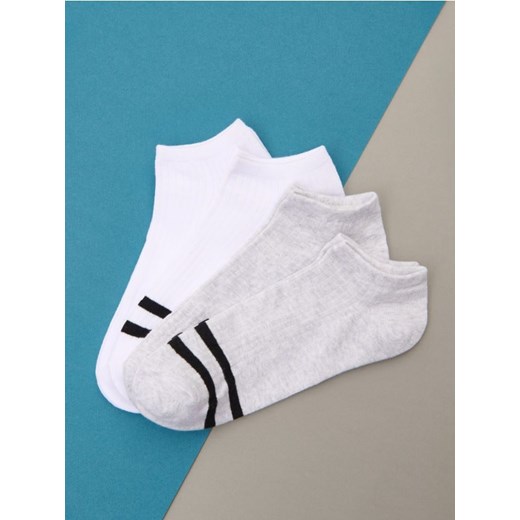 Sinsay - Skarpetki 4 pack - szary ze sklepu Sinsay w kategorii Skarpetki męskie - zdjęcie 178954615