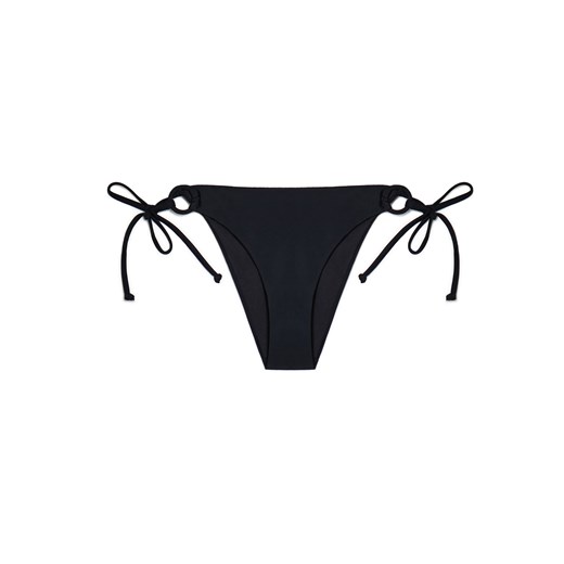 Cropp - Czarny dół od bikini z wiązaniem - czarny ze sklepu Cropp w kategorii Stroje kąpielowe - zdjęcie 178954985