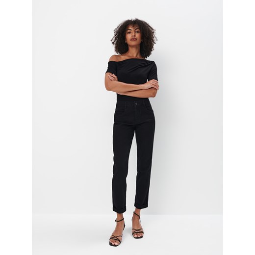 Mohito - Jeansy boyfriend - czarny ze sklepu Mohito w kategorii Jeansy damskie - zdjęcie 178955079