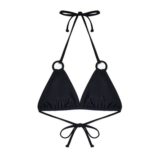 Cropp - Czarna góra od bikini z wiązaniem - czarny Cropp S Cropp