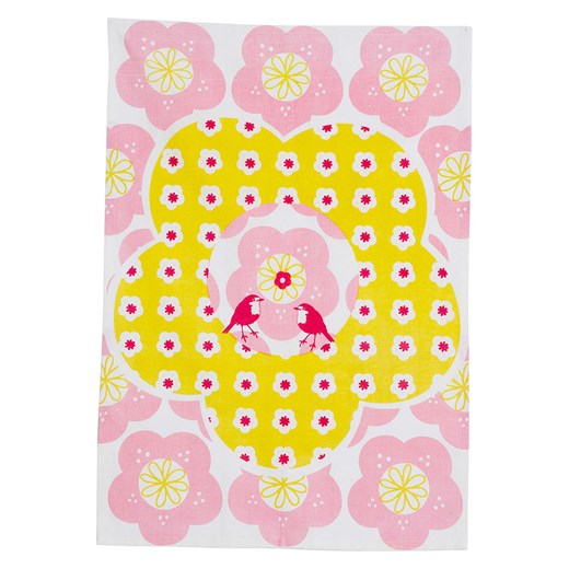 Overbeck and Friends Ściereczka w kolorze żółto-jasnoróżowym do naczyń - 70 x 50 cm ze sklepu Limango Polska w kategorii Ścierki kuchenne - zdjęcie 178955785