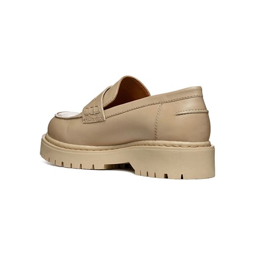 Geox Skórzane mokasyny w kolorze beżowym Geox 40 wyprzedaż Limango Polska