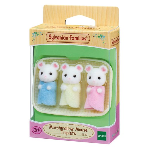Sylvanian Families Akcesoria dla lalek &quot;Marshmallow mice triplets&quot; - Sylvanian Families onesize okazyjna cena Limango Polska