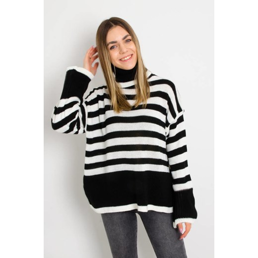 SWETER W PASKI Z ROZCIĘCIAMI- GOLF ze sklepu olika.com.pl w kategorii Swetry damskie - zdjęcie 178958579