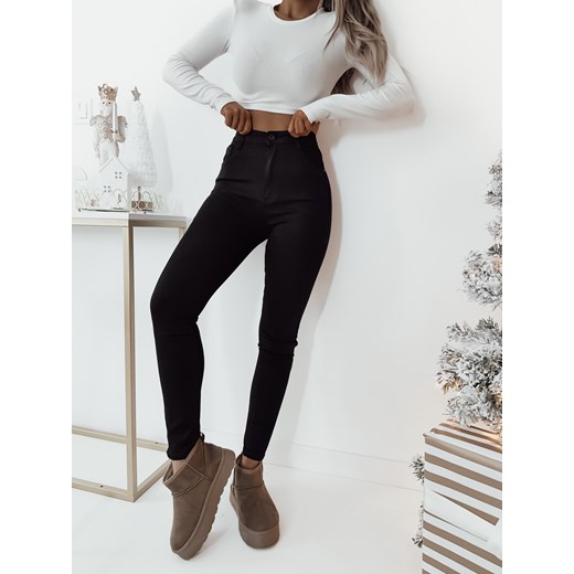 CZARNE SPODNIE SKINNY- WYSOKI STAN ze sklepu olika.com.pl w kategorii Spodnie damskie - zdjęcie 178959108