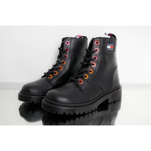BOTKI TOMMY HILFIGER BTH76 ze sklepu olika.com.pl w kategorii Workery damskie - zdjęcie 178961359