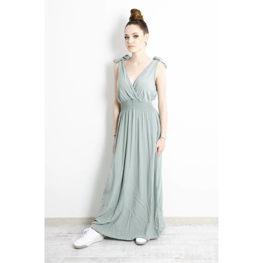 SUKIENKA MAXI W KOLORZE ZIELONYM ze sklepu olika.com.pl w kategorii Sukienki - zdjęcie 178965907