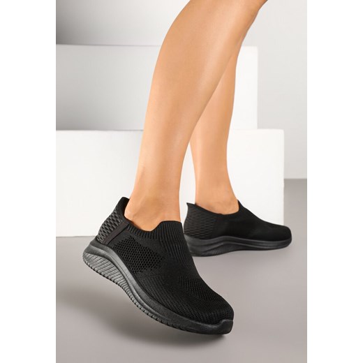 Czarne Wsuwane Buty Sportowe Sneakersy z Siateczki Kolarietia Renee 40 okazyjna cena renee.pl