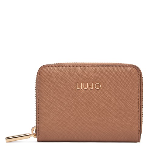 Mały Portfel Damski Liu Jo S Zip Around AA5169 E0087 Brązowy Liu Jo one size eobuwie.pl