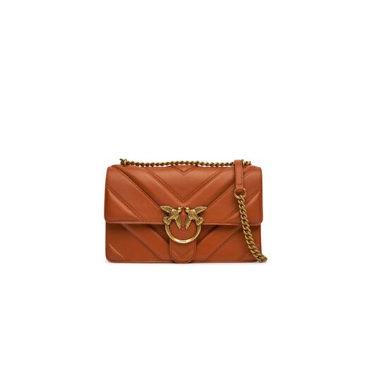 PINKO Torebka Love One Classic Light Dc 104549 A26Z Brązowy ze sklepu MODIVO w kategorii Kopertówki - zdjęcie 178977048