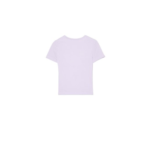 Cropp - Fioletowa koszulka z wiskozą - fioletowy Cropp M Cropp