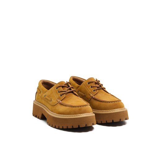 Cropp - Loafersy z imitacji zamszu - żółty Cropp 39 Cropp