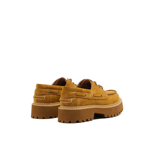 Cropp - Loafersy z imitacji zamszu - żółty Cropp 38 Cropp