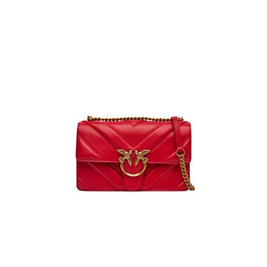 PINKO Torebka Love One Classic Light Dc 104549 A26Z Czerwony ze sklepu MODIVO w kategorii Kopertówki - zdjęcie 178982616