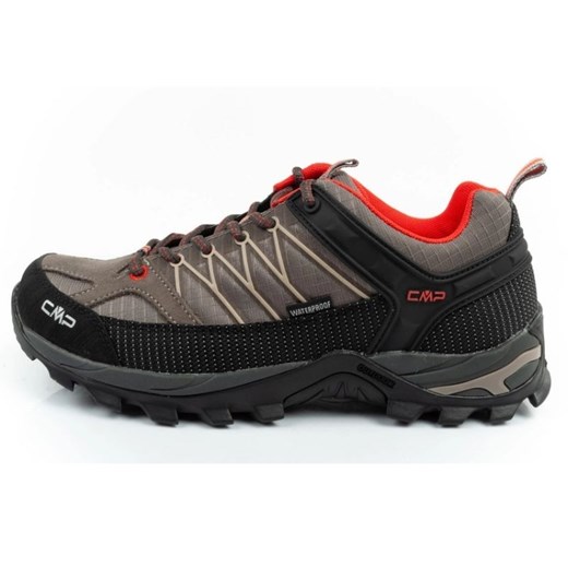 Buty CMP Rigel 3Q54457 09PT szare z membraną ze sklepu ButyModne.pl w kategorii Buty trekkingowe męskie - zdjęcie 178983089