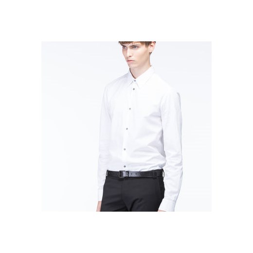 Costume National SHIRTS AND T-SHIRTS - DRESS SHIRT WITH ITALIAN COLLAR costumenational-com bialy fit