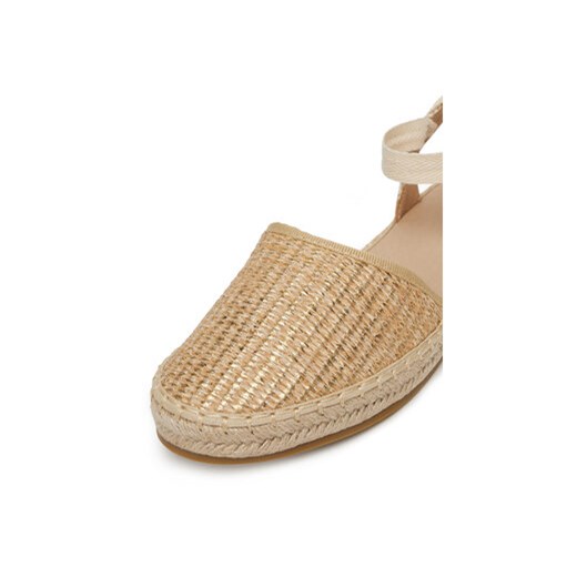Espadryle damskie DeeZee na lato casual beżowe