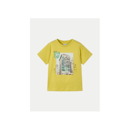 Mayoral T-Shirt 3043 Żółty Regular Fit ze sklepu MODIVO w kategorii T-shirty chłopięce - zdjęcie 178984569