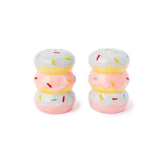 Sinsay - Solniczka i pieprzniczka w kształcie pączków - błękitny Sinsay One Size Sinsay