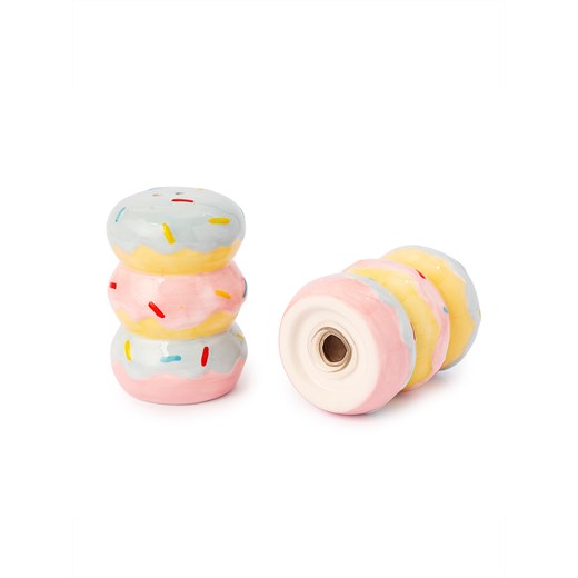 Sinsay - Solniczka i pieprzniczka w kształcie pączków - błękitny Sinsay One Size Sinsay