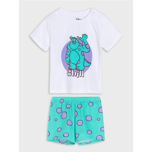 Sinsay - Piżama dwuczęściowa Monsters University - biały ze sklepu Sinsay w kategorii Piżamy dziecięce - zdjęcie 178991426