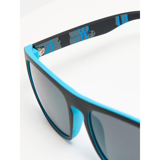 Cropp - Okulary przeciwsłoneczne wayfarer - niebieski Cropp Uniwersalny Cropp