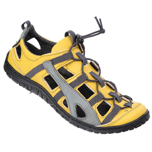Buty męskie skórzane przewiewne rowerowe 262KZ zółte ze sklepu butyolivier w kategorii Półbuty męskie - zdjęcie 178994026