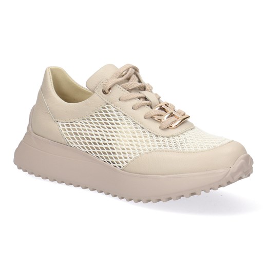 Skórzane Sneakersy Damskie Vanilia Verona Pollonus 5-1733-003 ze sklepu butyolivier w kategorii Buty sportowe damskie - zdjęcie 178994098