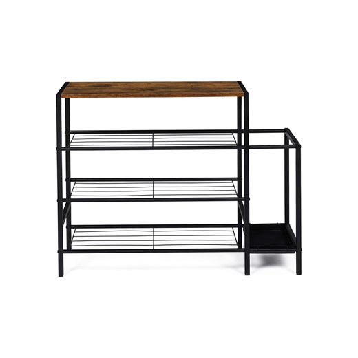 IDOMYA Essentials Regał "Elize" w kolorze jasnobrązowo-czarnym na buty Idomya Essentials onesize okazja Limango Polska