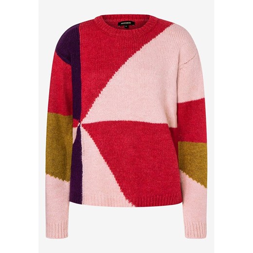 More &amp; More Sweter w kolorze czerwono-jasnoróżowo-fioletowym More & More 38 Limango Polska okazja