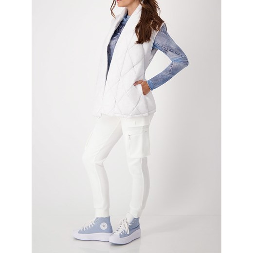 monari Kamizelka pikowana w kolorze białym Monari 38 wyprzedaż Limango Polska