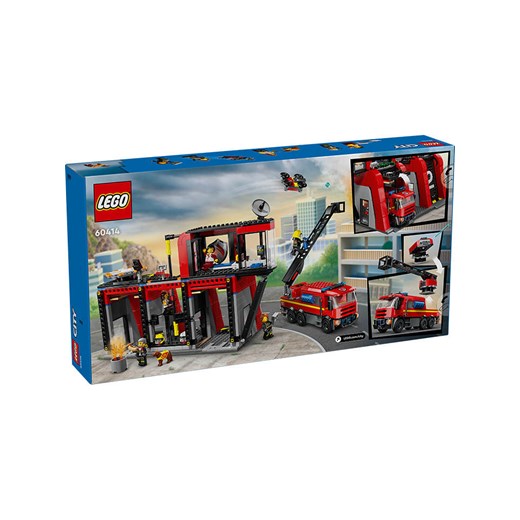 LEGO LEGO® City fire station with turntable ladder vehicle - 6+ ze sklepu Limango Polska w kategorii Zabawki - zdjęcie 178995059