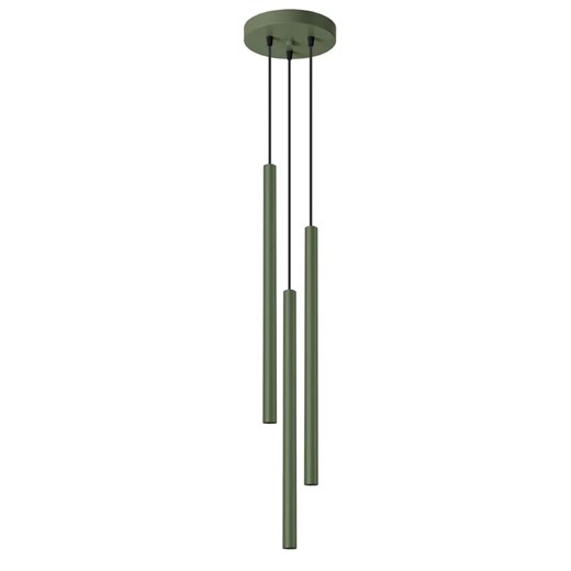 Stylowa zielona lampa wisząca w nowoczesnym stylu - M087-Natilo Lumes One Size Edinos.pl
