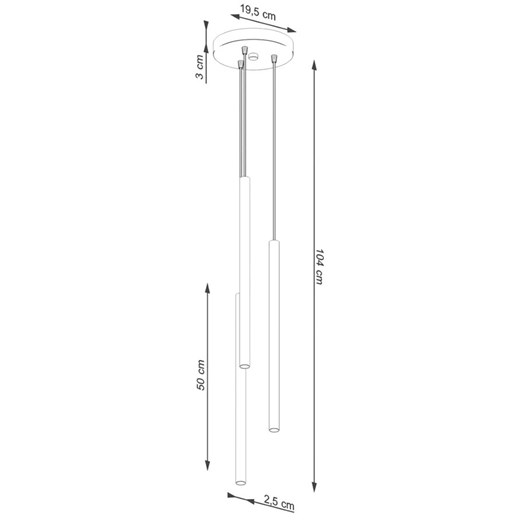 Stylowa zielona lampa wisząca w nowoczesnym stylu - M087-Natilo Lumes One Size Edinos.pl