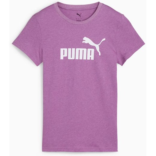 Koszulka damska ESS No. 1 Logo Heather Tee Puma ze sklepu SPORT-SHOP.pl w kategorii Bluzki damskie - zdjęcie 178996276