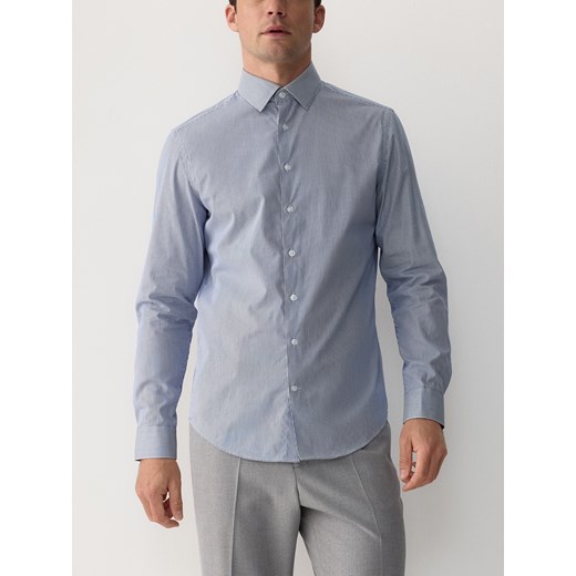 Reserved - Bawełniana koszula slim fit - jasnoniebieski Reserved XXL Reserved