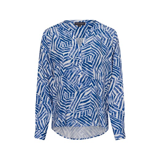 Franco Callegari Bluzka damska Kobiety wiskoza niebieski wzorzysty ze sklepu vangraaf w kategorii Bluzki damskie - zdjęcie 178999476