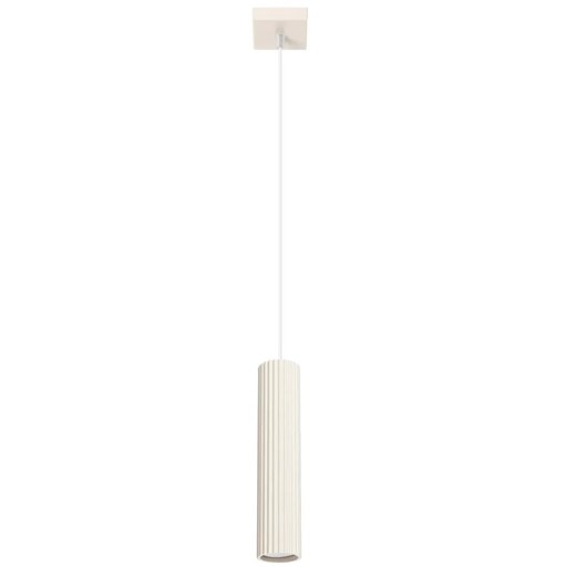 Beżowa pojedyńcza lampa wisząca 3X D296 W5-H04 ze sklepu Edinos.pl w kategorii Lampy wiszące - zdjęcie 178999748