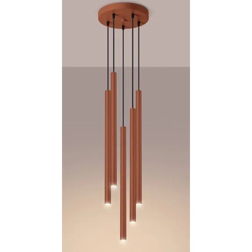 Nowoczesna lampa wisząca w kolorze ochra - M088-Natilo Lumes One Size Edinos.pl