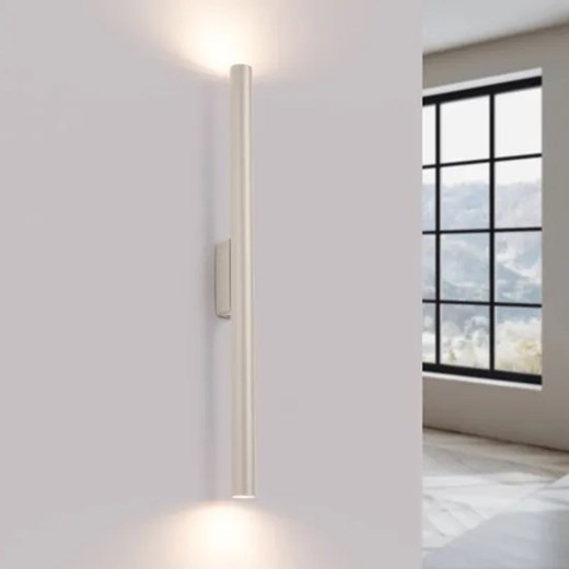 Beżowy kinkiet ścienny w stylu loft - M089-Natilo Lumes One Size Edinos.pl