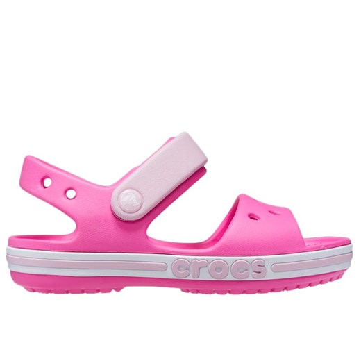 Sandały Crocs Bayaband Sandal 211054-6QQ - różowe ze sklepu streetstyle24.pl w kategorii Sandały dziecięce - zdjęcie 179000227