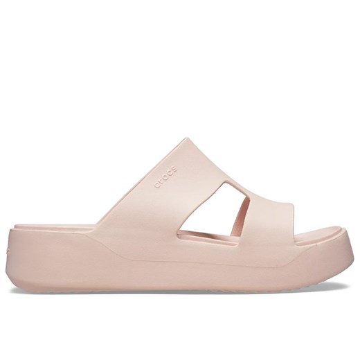 Klapki Crocs Getaway Platform H-Strap 209409-6UR - różowe ze sklepu streetstyle24.pl w kategorii Klapki damskie - zdjęcie 179000229