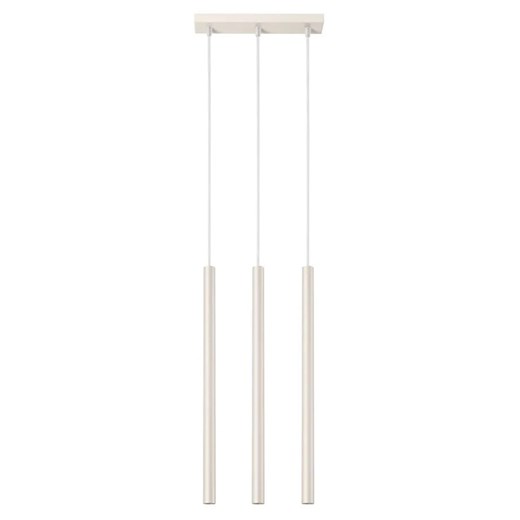 Beżowa potrójna lampa wisząca E5-W09 ze sklepu Edinos.pl w kategorii Lampy wiszące - zdjęcie 179002505
