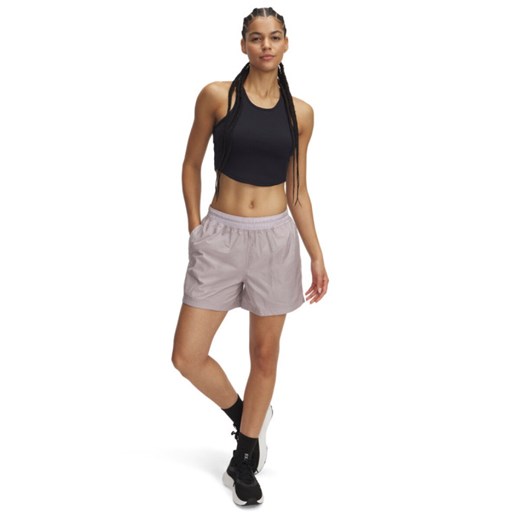 Damskie spodenki treningowe Under Armour UA Rival Woven Short - beżowe ze sklepu Sportstylestory.com w kategorii Szorty - zdjęcie 179002996