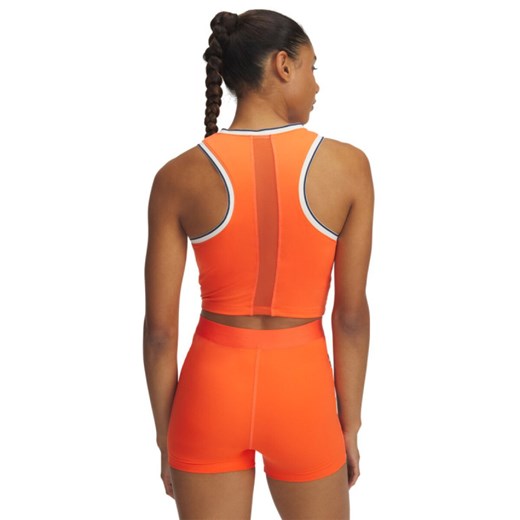 Damski top do biegania Under Armour UA Run 96 Tank - pomarańczowy ze sklepu Sportstylestory.com w kategorii Bluzki damskie - zdjęcie 179003028