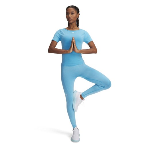 Damskie legginsy treningowe Under Armour Vanish Seamless Washed Leg - niebieskie ze sklepu Sportstylestory.com w kategorii Spodnie damskie - zdjęcie 179003059