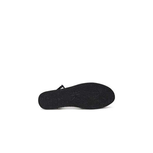 Calvin Klein Jeans Espadryle Flatform Espadrille Sling Mg YW0YW01735 Czarny 36 MODIVO